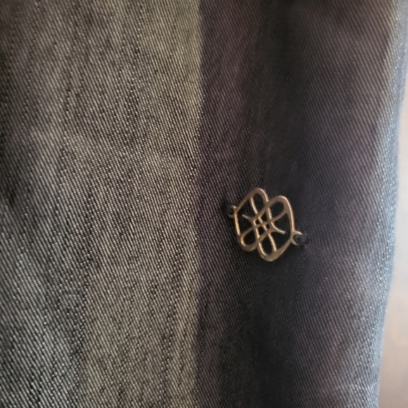 Cuple Short Sleeve Button Up  Black Denim Shirt. Made in Spain. Size Small. - Picture 6 of 6